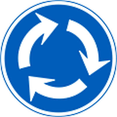 （327の10）環状交差点における右回り通行